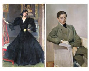 Clotilde, esposa de Sorolla y su hijo, Joaquín
