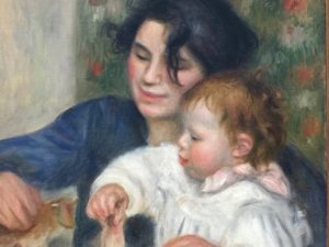 L'Orangerie reatrato de Gabrielle y Jean por Renoir