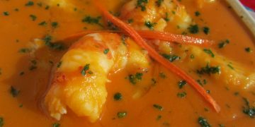 Crema de gambas