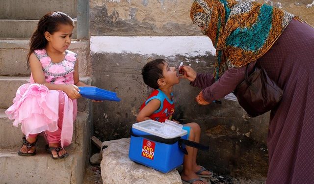 la campaña de la poliomielitis