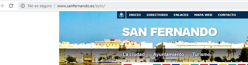 página sin certificado ssl