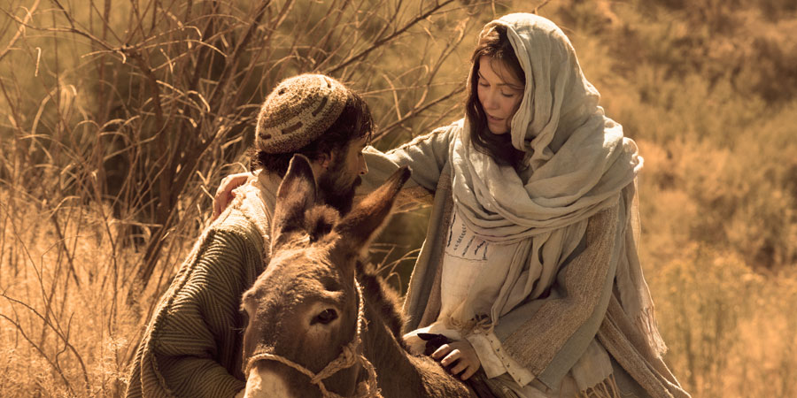 José y María camino de Belén