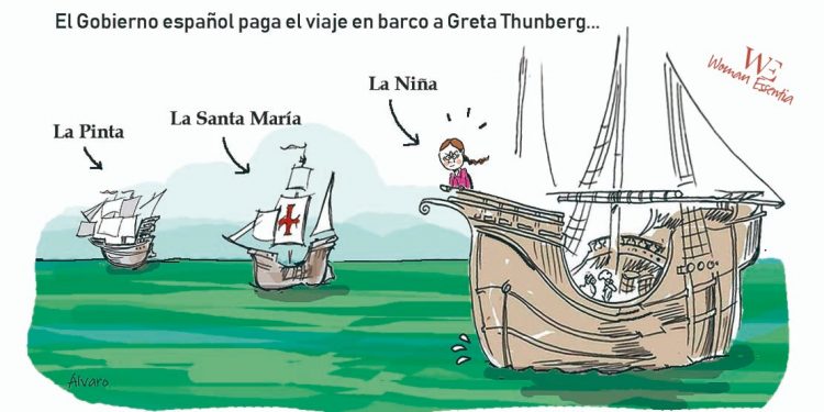 ¿Aprueba usted que el Gobierno pague el viaje en barco a Greta Thumberg?