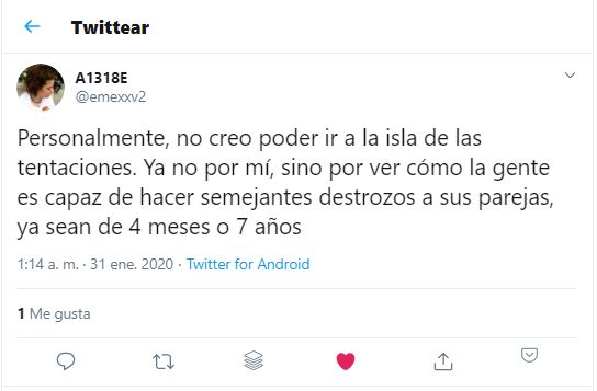La isla de las tentaciones parejas