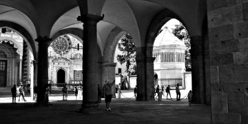Bérgamo (Italia) plaza de la Catedral.