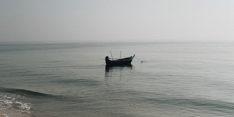 Perdida en el mar