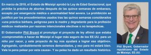 derecho al aborto en EEUU Roe vs. Wade