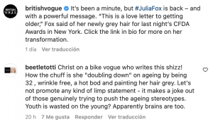 Los medios hablan de Julia Fox