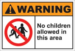 Prohibido niños