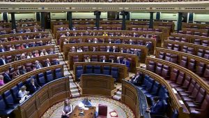 Congreso de los Diputados durante la DANA en Valencia