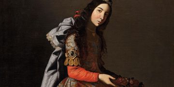 Las diez Santas pintadas por Zurbarán